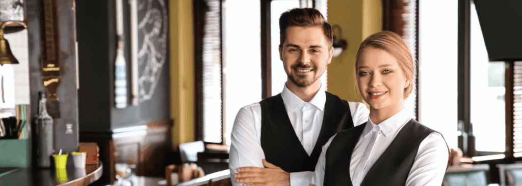 Camerieri in un ristorante