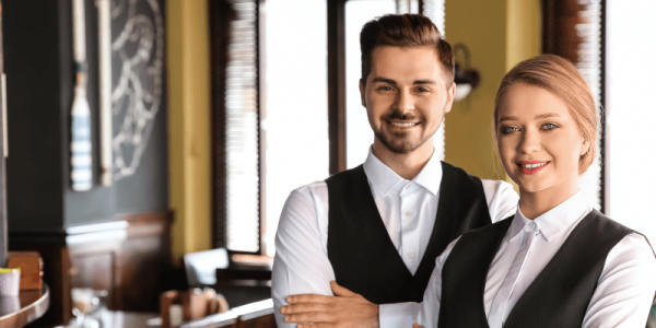 Camerieri in un ristorante