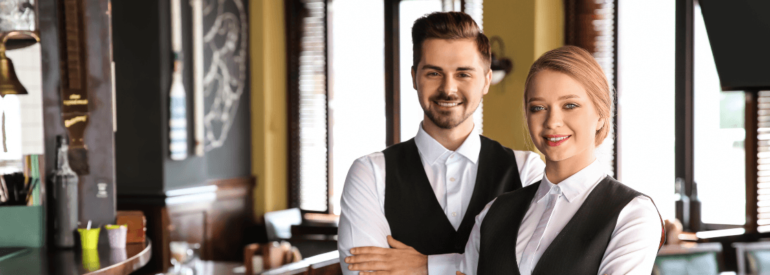 Camerieri in un ristorante